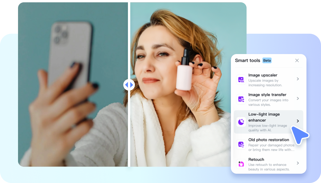 Редагування з використанням штучного інтелекту для привабливих банерів
